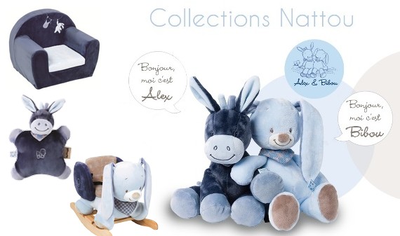 Nattou  Baby on Board Alex lâne  Alex et Bibou Collection 