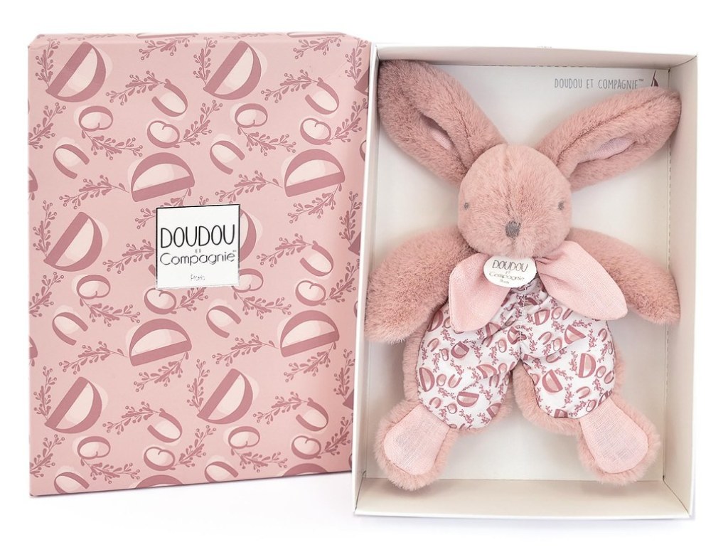 Doudou et compagnie lapin rose deals