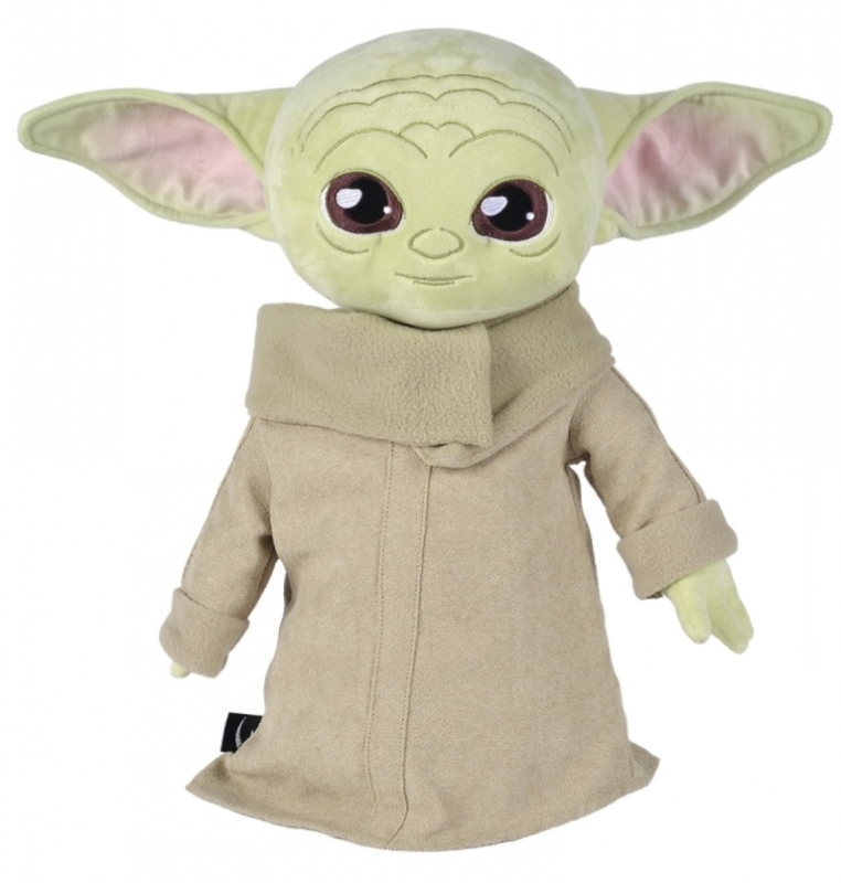 Disney Peluche mandalorian grogu bébé yoda réaliste 40 cm