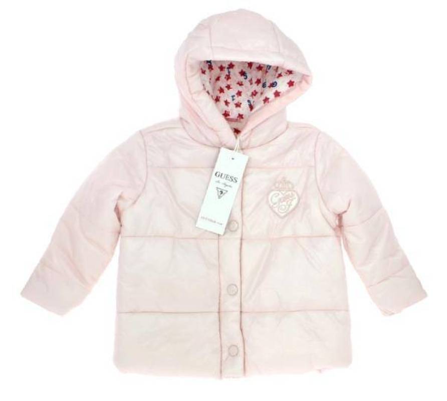 guess manteau rose