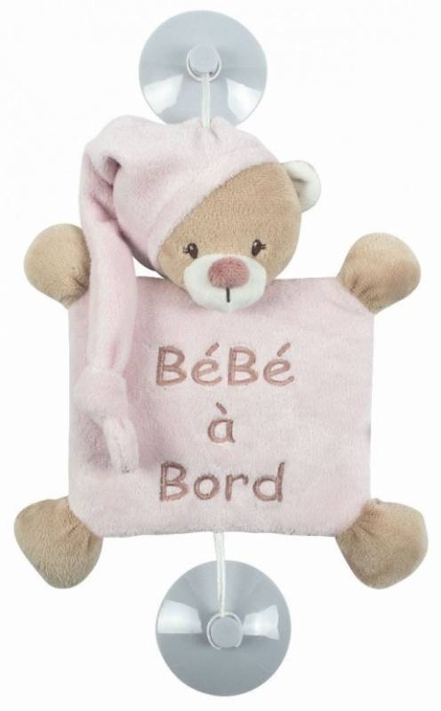 Bébé à bord Léon peluche à ventouses