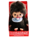 Monchhichi Bébichhichi Garçon Bavoir bleu -16 cm