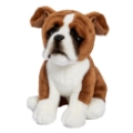 Peluche Chien Boxer Assis Anima