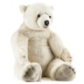 Anima Peluche Ours Polaire 70 cm