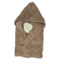 Peignoir Marron Coton Biologique - 4 Ans Bébé Chocolat