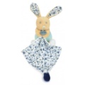 Babynat Doudou Pantin Lapin Poupi Marine