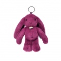 Peluche Lapin Fleurette Prune Bijou de Sac Doudou et Compagnie