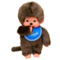 Monchhichi Peluche Monchhichi Garçon Bleu - 20 cm