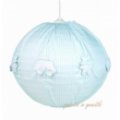 Lampe Ballon Vichy Bleue Pasito A Pasito