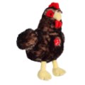 Gipsy Peluche Poule Sonore Noire - 22 cm