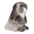 Gipsy Peluche Lapin Bélier Gris - 18 cm