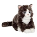 Gipsy Peluche Chat Gris Mimiz - 28 cm