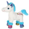 Gipsy Peluche Licorne Licabella Sparkle Sonore Blanche et turquoise 30 cm