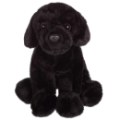 Gipsy Peluche Chien Labrador Noir Floppipup - 22 cm