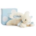 Doudou et Compagnie Peluche Lapin Bonbon Bleu