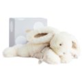 Doudou et Compagnie Peluche Lapin Bonbon Taupe - 16 cm