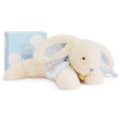 Doudou et Compagnie Peluche Lapin Bonbon Bleu 30 cm