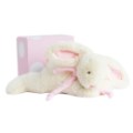 Doudou et Compagnie Peluche Lapin Bonbon Rose 30 cm