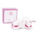 Doudou et Compagnie Chausson Lapin Cerise - 6-12 mois