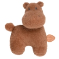 Nattou Peluche Mini Hippopotame Susie Rouille Hochet - 20 cm