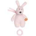 Peluche Mini Musical Lapin Bonnie Rose Pâle