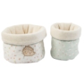 Nattou lot de 2 paniers De Rangement Mila Lana et Zoë