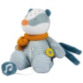 Peluche Mini Musicale Blaireau Félix Nattou