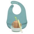 Nattou Coffret Repas 4 Pièces Silicone Vert
