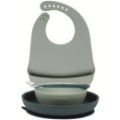 Nattou Coffret Repas 4 Pieces Silicone Vert