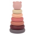 Nattou Pyramide Eveil Silicone Couleurs Pastel