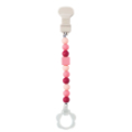 Nattou Attache Tétine Rose Corail Lapidou