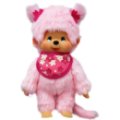 Monchhichi Peluche Monchhichi Pink Sakura Girl - 20 cm