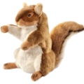 Peluche Marionnette Ecureuil Hansa