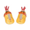 Moulin Roty Chaussons en Cuir Lion Les Papoum - 0/6 mois