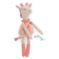 Moulin Roty Peluche Hochet Girafe Bibiscus Sous mon Baobab - 30 cm