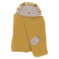 Moulin Roty Cape de Bain Lion Paprika Sous mon Baobab