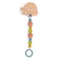 Attache Tétine Bois et Silicone Tortue Trois Petits Lapins Moulin Roty