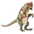 Peluche Marionnette Dinosaure Dilophosaurus Hansa