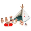 Lilliputiens Tipi et les Indiens