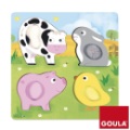 Goula Puzzle Animaux Ferme Texture