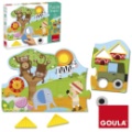 Goula Puzzle Shapes Formes Géométriques Safari