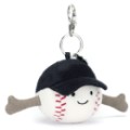 Jellycat Porte Clés Balle de Baseball Amuseable