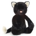 Jellycat Peluche Chat Noir Bashful - 31 cm