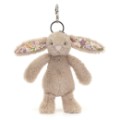Jellycat Porte Clés Lapin Lapin Beige Petal Blossom Bashful