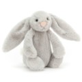 Jellycat Peluche Lapin Bashful Gris - 18 cm