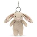 Jellycat Porte Clés Lapin Beige Bashful Blossom