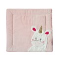 Babynat Tapis de Parc Licorne Poussière Etoiles 100 x 100 cm