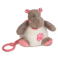 Babynat Peluche Musicale Hippopotame Zoé - 20 cm