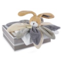 Doudou et Compagnie Doudou Lapin Taupe Collector - 28 cm