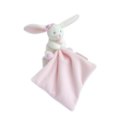 Doudou et Compagnie Doudou Lapin Rose Mouchoir